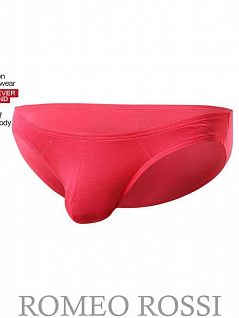 Мужские трусы из модала красного цвета Romeo Rossi R2034-8