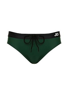 Оригинальные плавки брифы из полиамида и эластана jolidon DT648буПлв25 VU_Зеленый