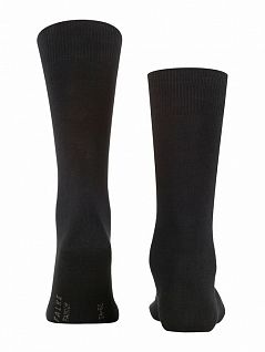 Облегающие носки из экологического хлопка с усиленными зонами FALKE 14657 Family SO (муж.) Черный (3000)