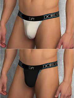Комплект из 2 танга стрингов с фирменной резинкой Doreanse Sexy распродажа