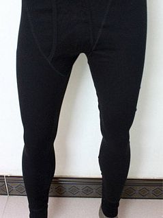 Эластичные кальсоны из хлопка и эластана GENTELMEN DT102гкКалм Черный
