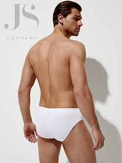 Бесшовные брифы на средней посадке Omsa JSOmB 2225 Seamless слип bianco