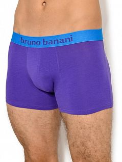 Однотонный набор боксеров (2шт) BRUNO BANANI 22011388бруно Голубой-синий