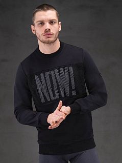 Эластичный свитшот на манжетах BlackSpade LTBS7773 BlackSpade черный