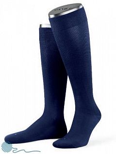 Хлопковые гольфы на надежной фиксации Falke 15606 Energizing CO (муж.) Темный-синий (6370)