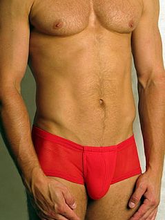 Мужские трусы хипсы Doreanse красные сеточкой Sexy Summer 1584c06 распродажа