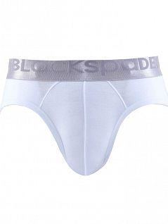Модные мужские трусы-брифы белого цвета BlackSpade SILVER b9301 белый
