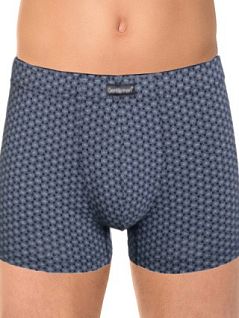 Эластичные боксеры из мягкого хлопка GENTLEMEN DT7851гсшбТм Синий_принт