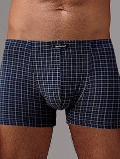 Боксеры на вшивной резинке в клетку Gentlemen DTТм7803 Черный