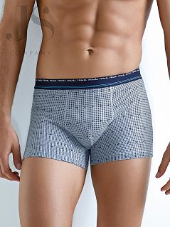 Комплект боксеров из хлопка и полиэстра PRIMAL JSPRIMAL B213 (3 шт.) boxer blu/grigio chiaro/nero