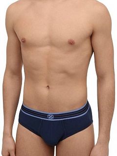 Мягкие брифы из дышащей ткани темно-синего цвета Ermenegildo Zegna N3L611400c422