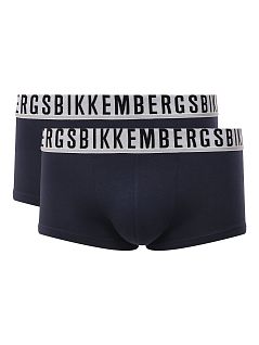 Набор боксеров на эластичном широком поясе (2шт) Bikkembergs BKK1UTR07BIcNavy
