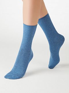 Комфортные носки с анатомической резинкой MiNiMi JSMINI COTONE 1203 (5 пар) blu min