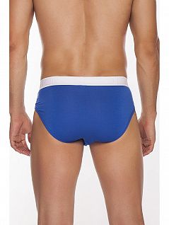 Однотонные мужские трусы слипы синего цвета Torro LFTMS3101 BLUE