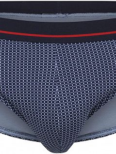 Однослойные брифы из воздухопроницаемой ткани CECEBA FG020662/M-XXL Синий набивной