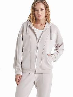 Плотная толстовка из модала и полиэстра LTBS60313 BlackSpade бежевый