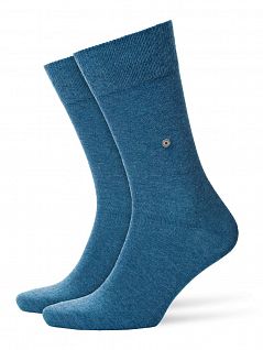 Однотонные мужские носки синего цвета Burlington 21045 Everyday 2-Pack (муж.) (2шт.) Синий 6660
