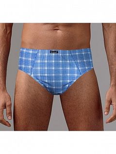 Комплект брифов (2шт) из трикотажного полотна Gentlemen SIGP7274 (2 шт.) синий и серый распродажа