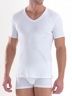 Эластичная мужская футболка белого цвета BlackSpade TENDER COTTON b9239 белый