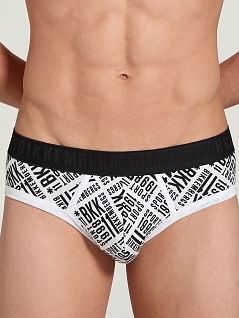 Эластичные брифы на контрастной резинке ERMENEGILDO ZEGNA вбкт05135бикк БелыйПринт S105