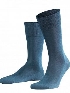Стильные носки из прочной структуры полотна FALKE 14662 Tiago SO (муж.) Синий (6670)
