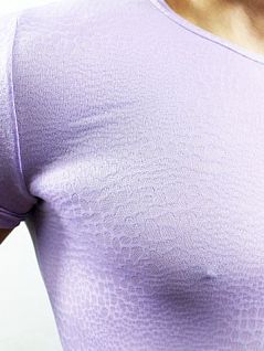 Стильная мужская футболка фиолетового цвета Romeo Rossi Sexy Shirts RR509 фиолетовый распродажа