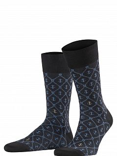 Носки из хлопка с полиамидом Falke 13367 Foreshore SO Черный