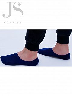 Хлопковые мужские подследники с анатомической резинкой Giulia JSFOOTIES FM 001 COTTON (2 п.) (5 пар) fuxia/navy gul
