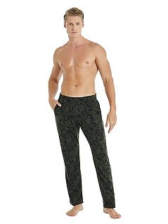 Комфортные брюки из полиэстра и вискозы LTBS30976 BlackSpade хаки
