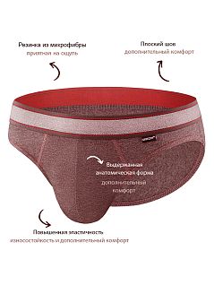 Анатомические слипы на пришивной резинке Uniconf VOUniconf_PB10 Коричневый Коричневый