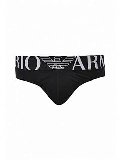 Хлопковые брифы с двойной передней панелью EMPORIO ARMANI 110814сс716армани Черный 20