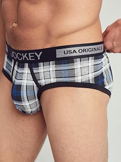 Легкие брифы на широкой резинке Jockey 151068H (муж.) Серый 982
