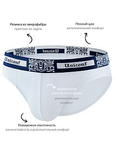 Оригинальные слипы с усиленной панелью Uniconf VOUniconf_PB54 Белый Белый