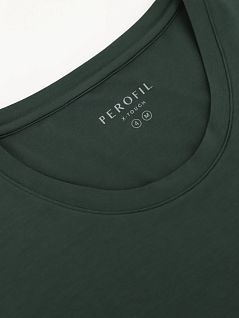 Ультрамягкий лонгслив из дышащего модала черного цвета  Perofil VPRT92360c0031