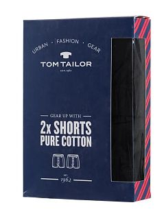 Набор трусов  на вшивной резинке черного цвета (2шт) Tom Tailor RT7121/5010-01
