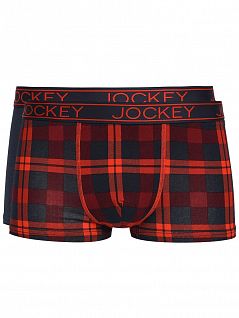 Классические боксеры с принтом мульти-клетка ( 2 шт) Jockey 182057H (муж.) Многоцветный