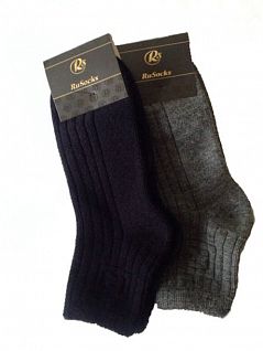 Комплект из 30 пар шерстяных мужских носков серого цвета RuSocks м-185