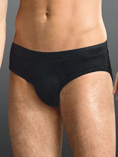 Мягкие брифы из мерсеризованного хлопка на широкой резинке Jockey 24002419 Premium Cotton Stretch (муж.) Черный 999