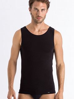 Гигроскопичная майка из лиоцеля и хлопка Hanro 073183ханро_2197 Черный 2197