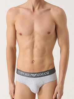Мужские брифы из дышащего материала EMPORIO ARMANI 111285цц729армани Серый 48