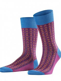 Мужские фруктовые носки с узором галстука Falke 14016 Match fruit SO Синий 6326