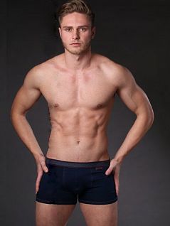 Стильные боксеры из шелковистой ткани Jolidon DTТн252мж Bluejeans