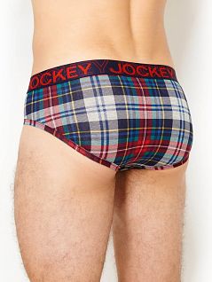 Классические брифы из легкого трикотажа на средней посадке Jockey 1509202H (муж.) Синий 499
