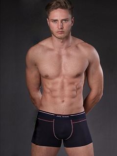 Шелковистые боксеры на низкой посадке Jolidon DTТн249мм Darkblue