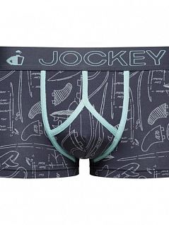 Модные хипсы с принтом Jockey 183001H (муж.) Серый 456