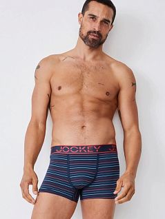 Полосатые боксеры анатомического кроя синего цвета Jockey 1915241cB90