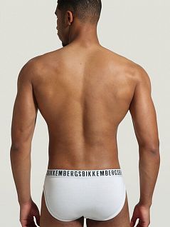 Набор брифов на комфортной посадке (2шт) Bikkembergs BKK1USP02cWhite