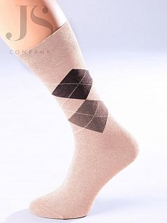 Нежные носки с рисунком "крупные разноцветные ромбы" Giulia JSCOMFORT MELANGE 02 (5 пар) panna melange gul