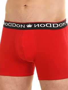Яркие боксеры из хлопка и эластана красного цвета DonDon RT101-01_12