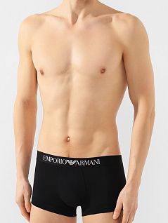 Набор боксеров на эластичной резинке (2шт) Emporio Armani 1112101а598армани Черный 23820